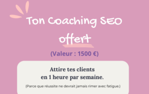 Coaching SEO
